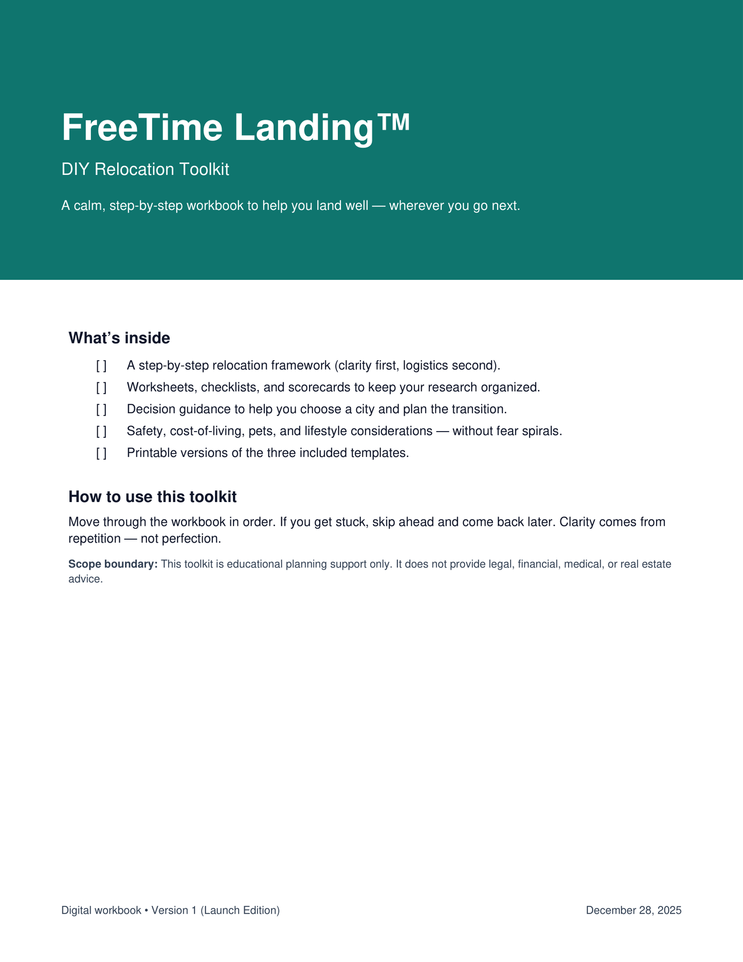 Stop Feeling Overwhelmed — Get Your Move Organized in One Simple Toolkit